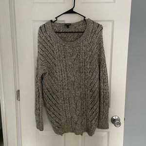 Gray Marled Sweater